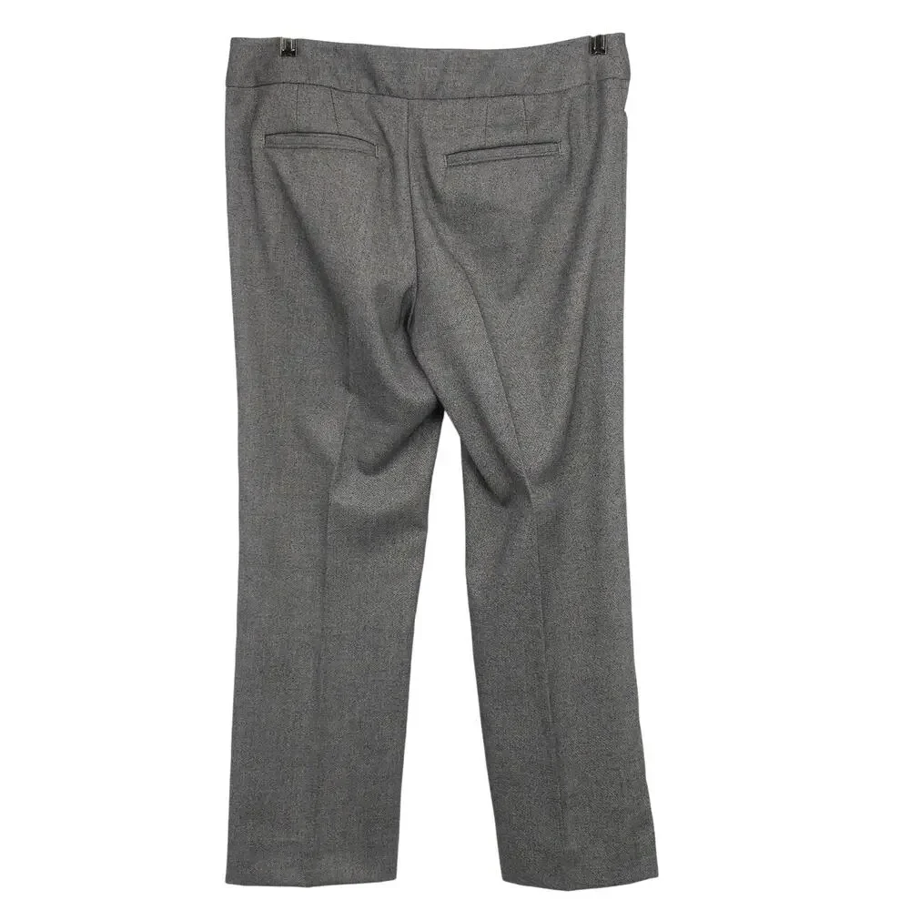 White House Black Market Gray Bootcut Dress Pants Size 8S